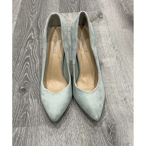 ShoDazzle  Pointed Toe Pumps Formal‎ High Heel Pastel Blue Suede Womens Size 10